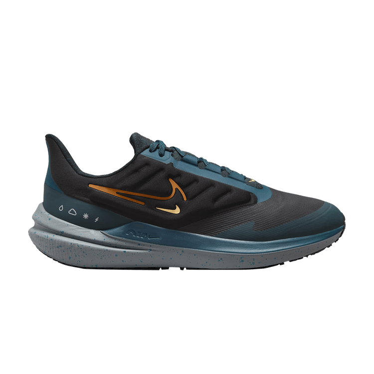 Nike Air Winflo 9 Shield 'Black Deep Jungle'