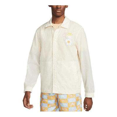 Nike Sportswear Unlined Coaches Jacket 'Yellow'