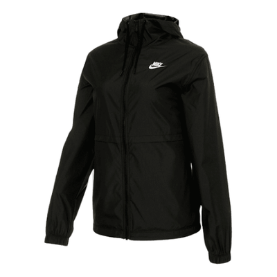 (WMNS) Nike Sportswear Essential Repel Woven Jacket 'Black'