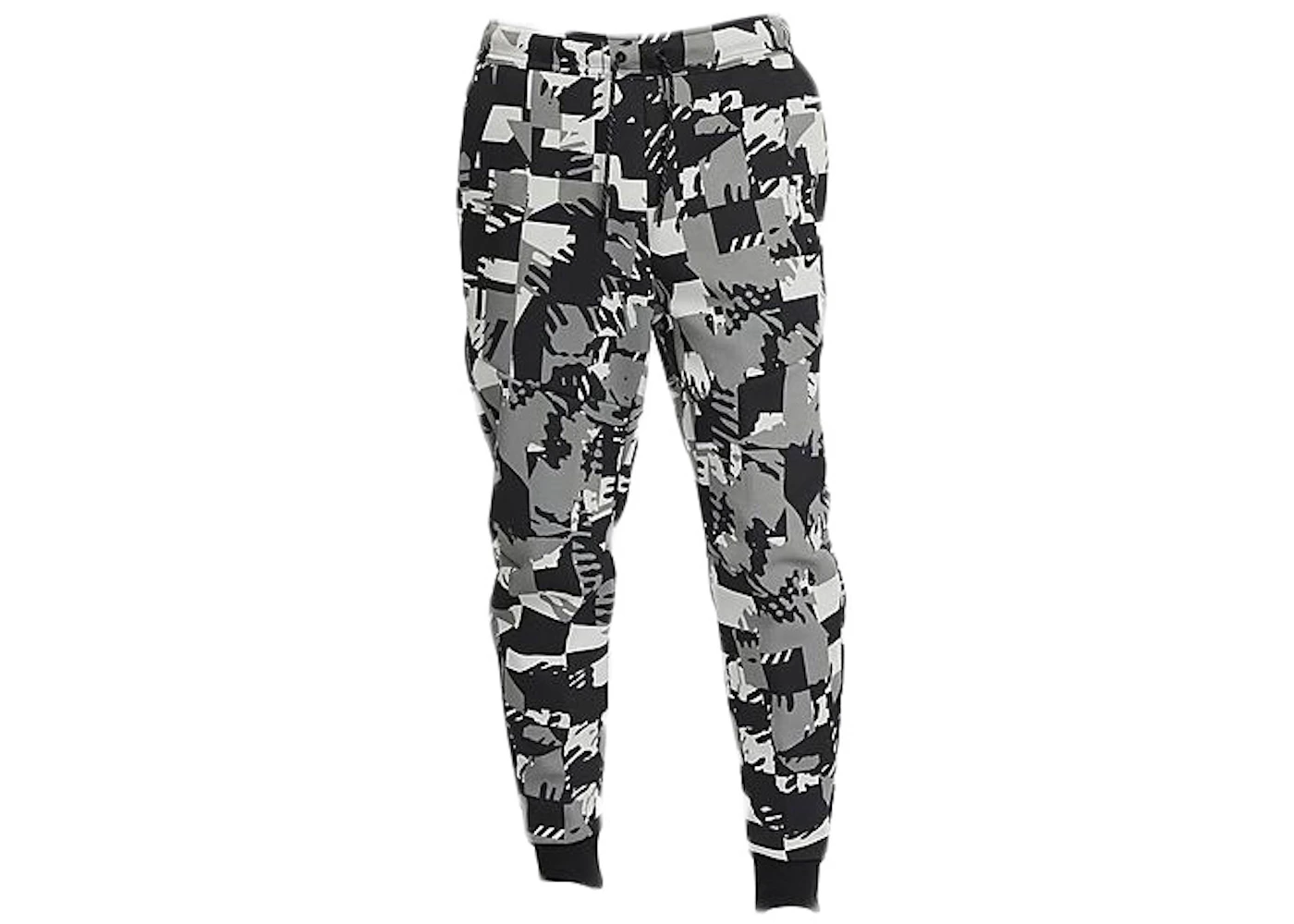 Nike Sportswear Tech Fleece All Over Print Jogger Pant Light Smoke Grey/Black/Black