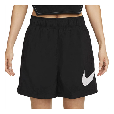 (WMNS) Nike Sportswear Essential High-Rise Woven Shorts 'Black'