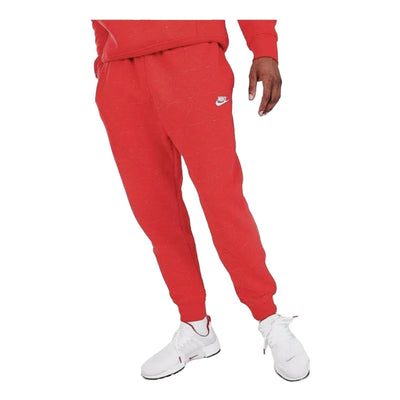 Nike Sportswear Club All Over Print Sweatpants 'University Red'