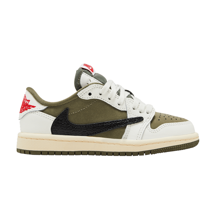 Travis Scott x Air Jordan 1 Retro Low OG SP PS 'Reverse Olive / Medium Olive'