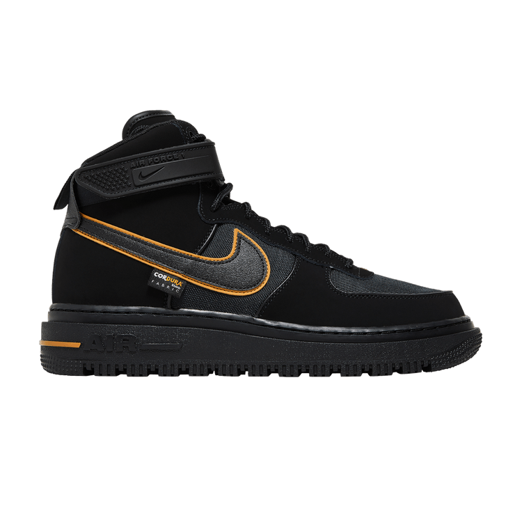 Nike Air Force 1 Boot 'Black University Gold'