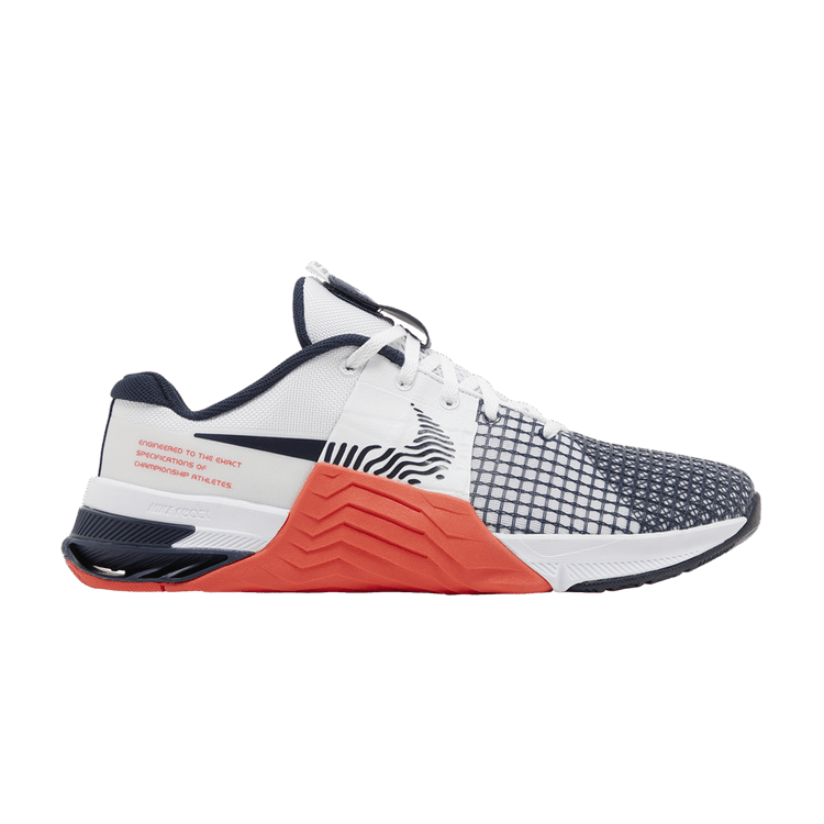 Nike Metcon 8 'White Crimson Obsidian'