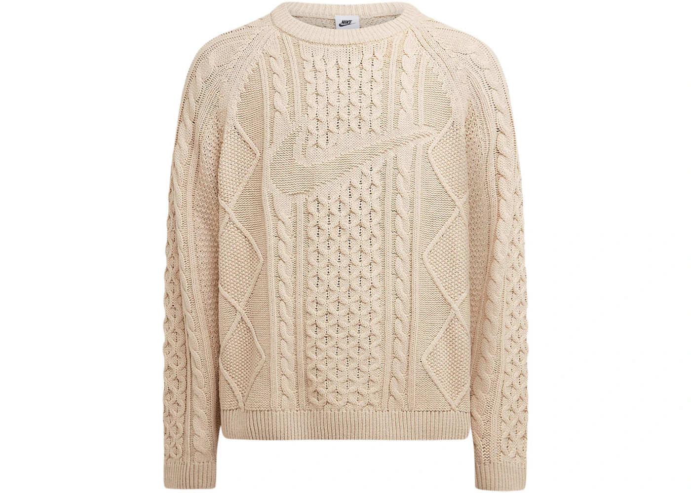 Nike Life Cable Knit Sweater Rattan