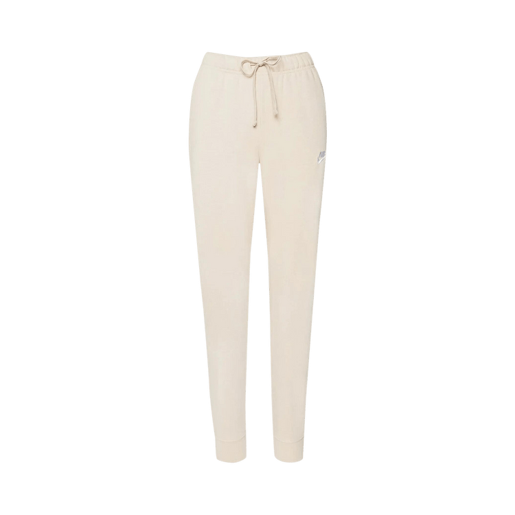 Nike NSW Club Fleece Mid-Rise Joggers 'Sanddrift/White'