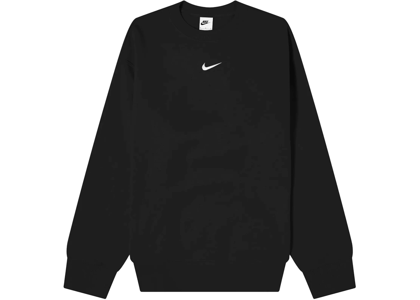 Nike Women's Phoenix Fleece Oversized Crewneck Sweatshirt Black