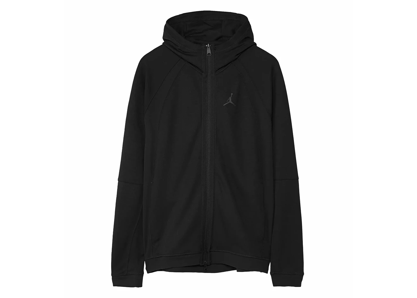 Jordan Sport Full-Zip Slim Fit Dri-Fit Hoodie Black