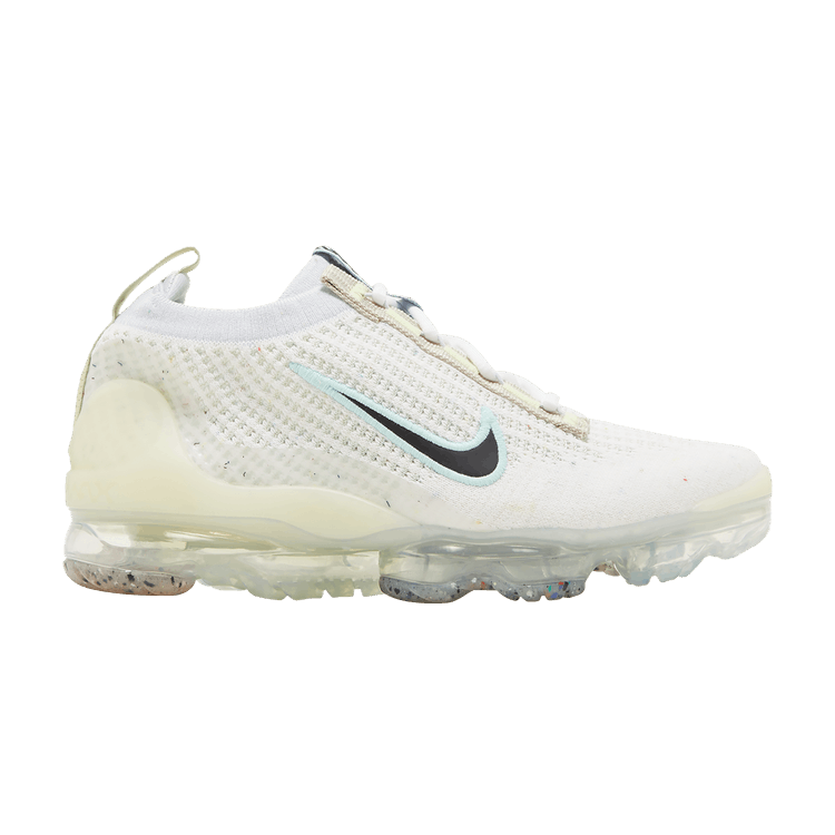 Nike Air VaporMax 2021 Flyknit GS 'Mismatched Swoosh - White'