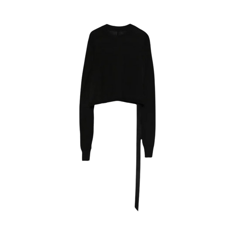 Rick Owens DRKSHDW Cropped Level Long-Sleeve T-Shirt 'Black'