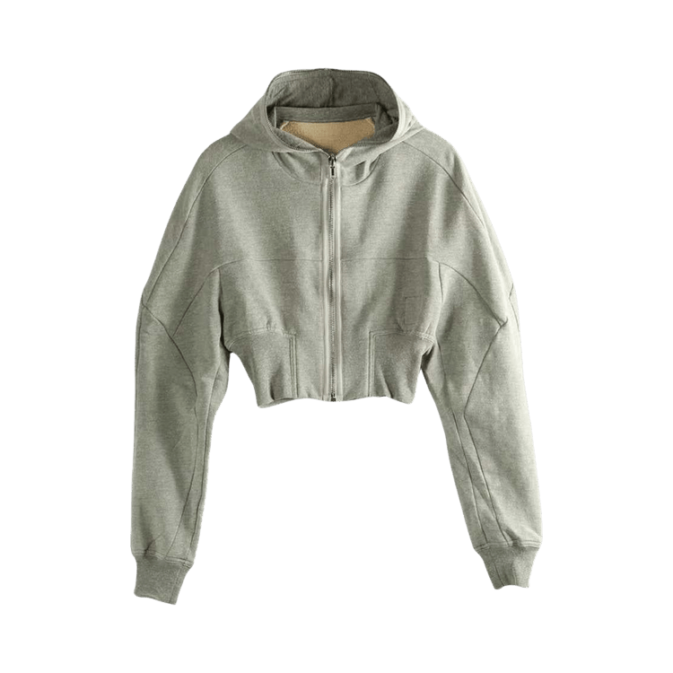 Rick Owens DRKSHDW Felpa Collage Gimp Hoodie 'Grey Melange'