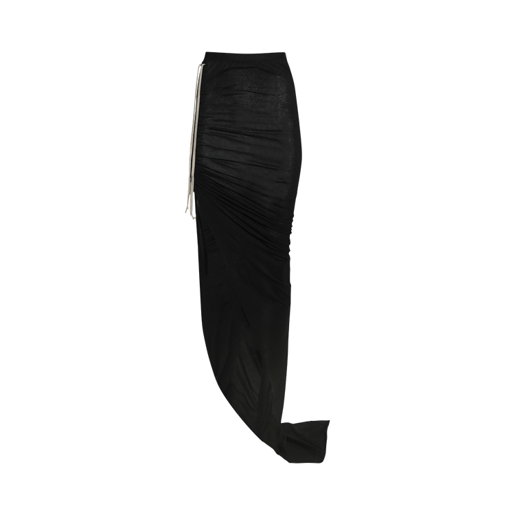 Rick Owens DRKSHDW Soft EDFU Skirt 'Black'
