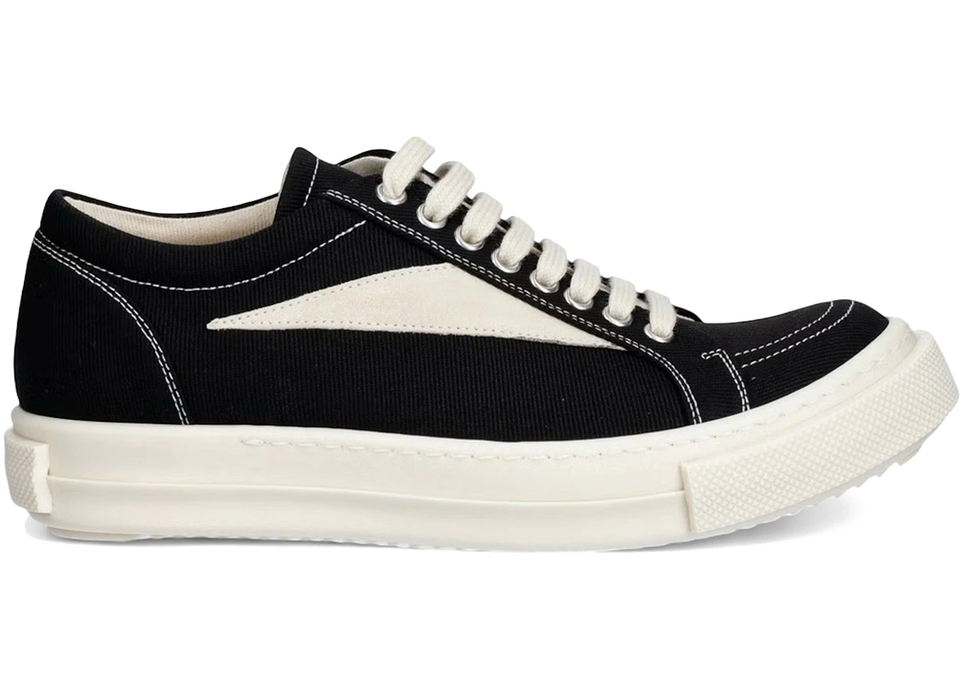Rick Owens DRKSHDW Denim Vintage Low Sneaker Black Milk (Women's)