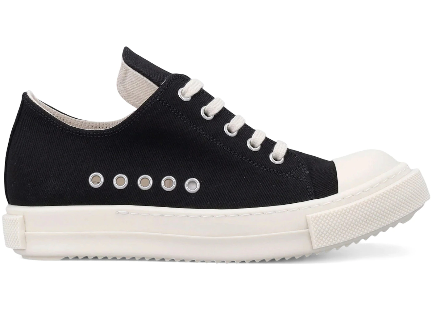 Rick Owens DRKSHDW Extreme Low Sneakers Black Milk (Women's)