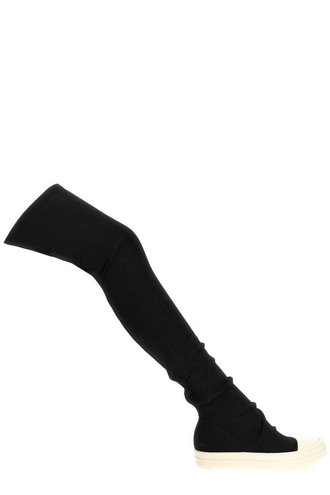 Rick Owens DRKSHDW High Sock Denim Boots