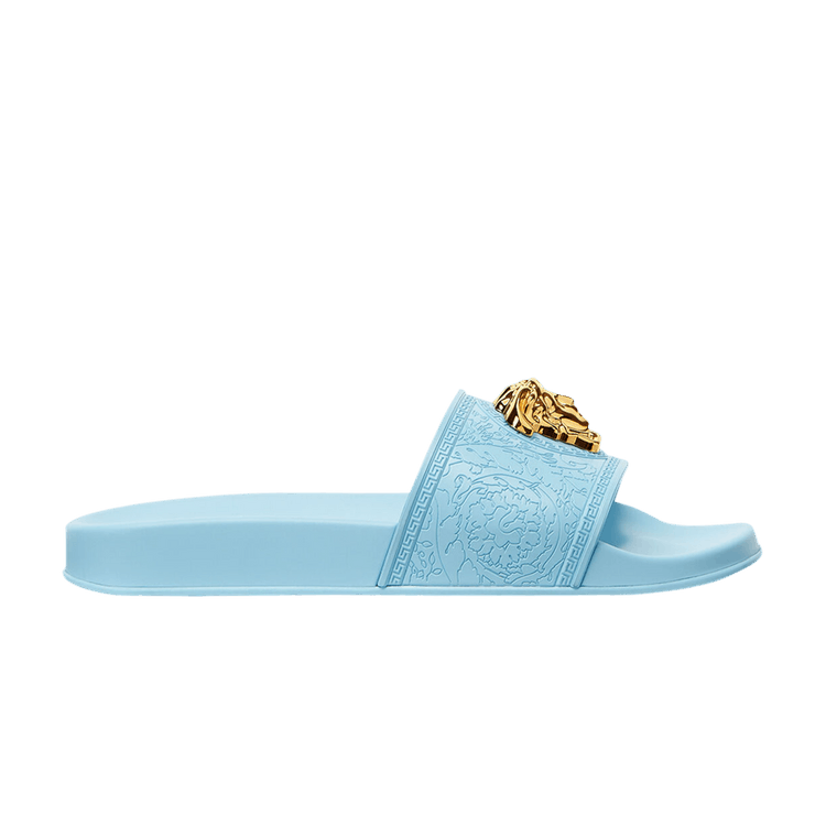 Versace Wmns Palazzo Pool Slide 'Light Blue'