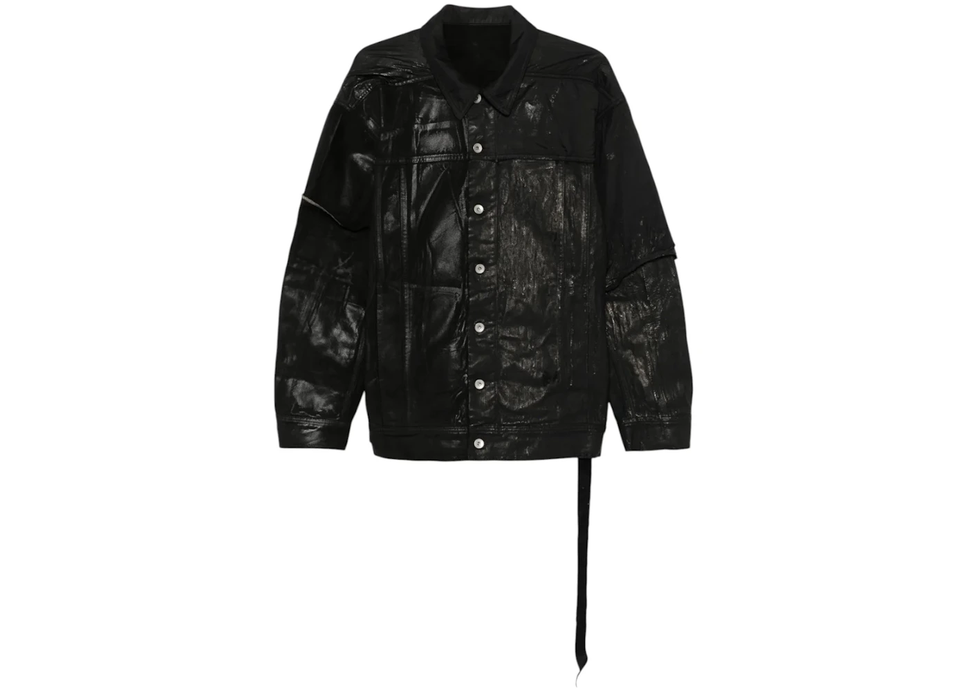 Rick Owens DRKSHDW Giacca In Denim Jumbo Worker Jacket Black