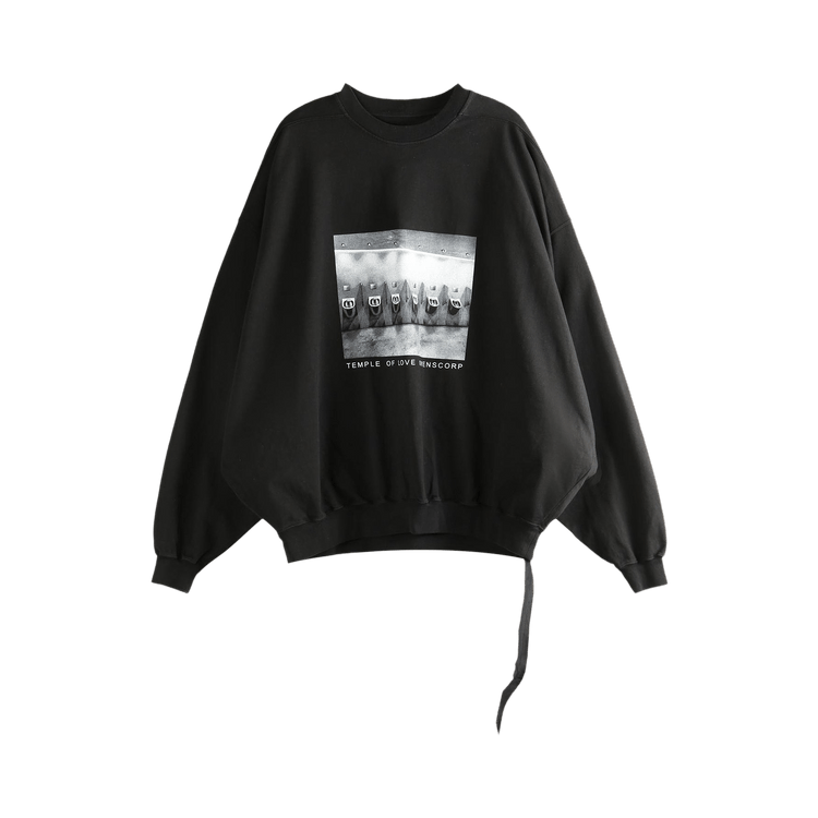 Rick Owens DRKSHDW Hun Crewneck T-Shirt 'Black/Milk'