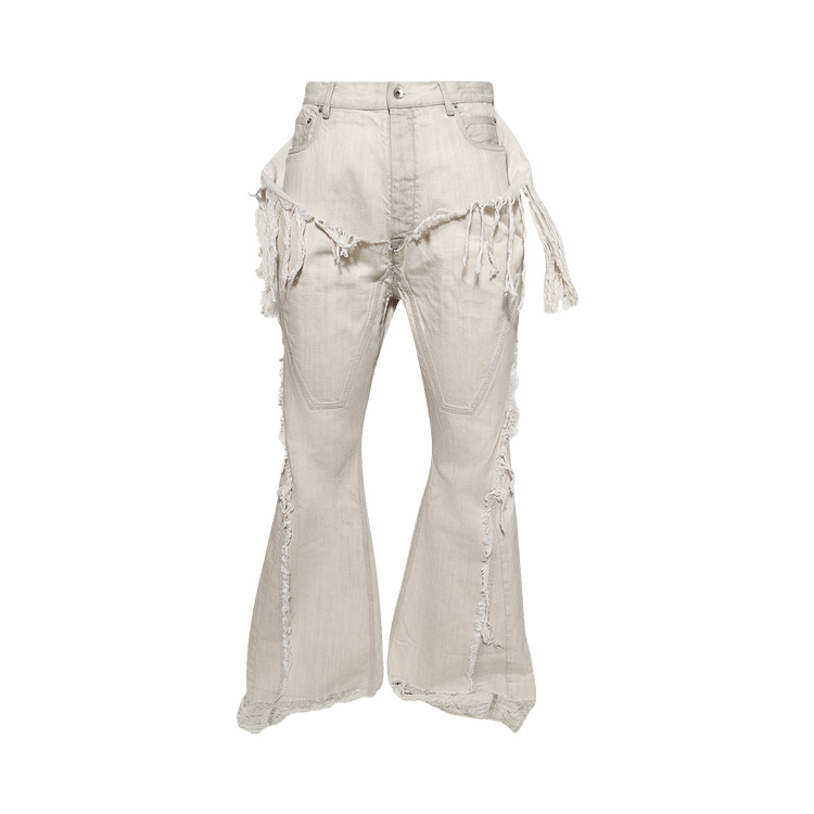 Rick Owens DRKSHDW Slivered Bootcut Denim 'Milk Wash'