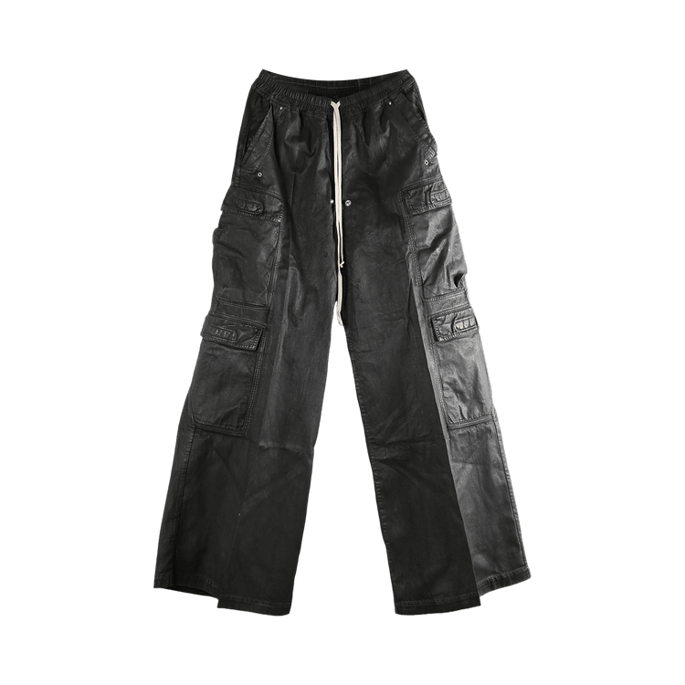 Rick Owens DRKSHDW Pantaloni In Denim Double Cargo Jumbo Pant 'Black'