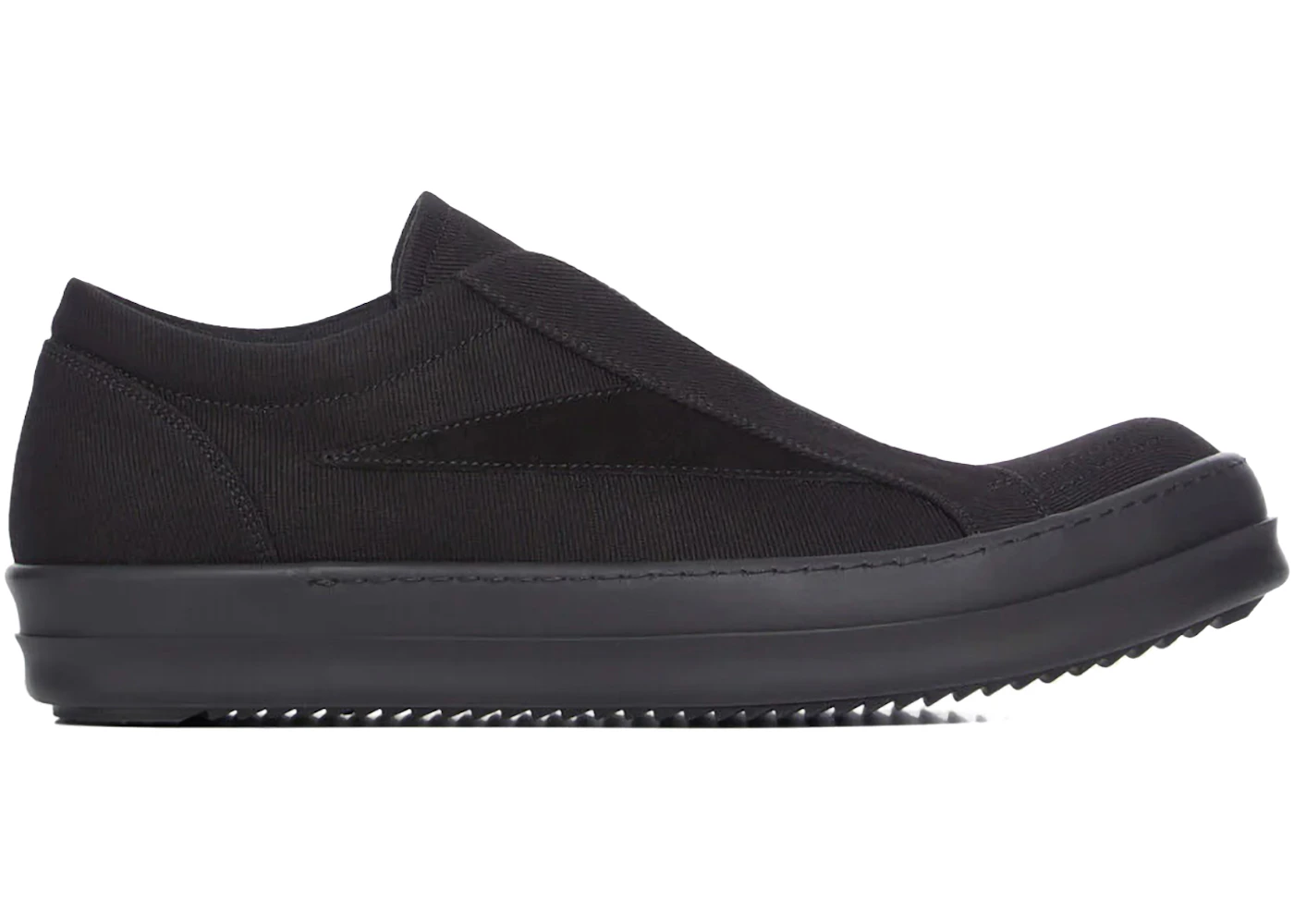 Rick Owens Temple Laceless Vintage Sneaks Black