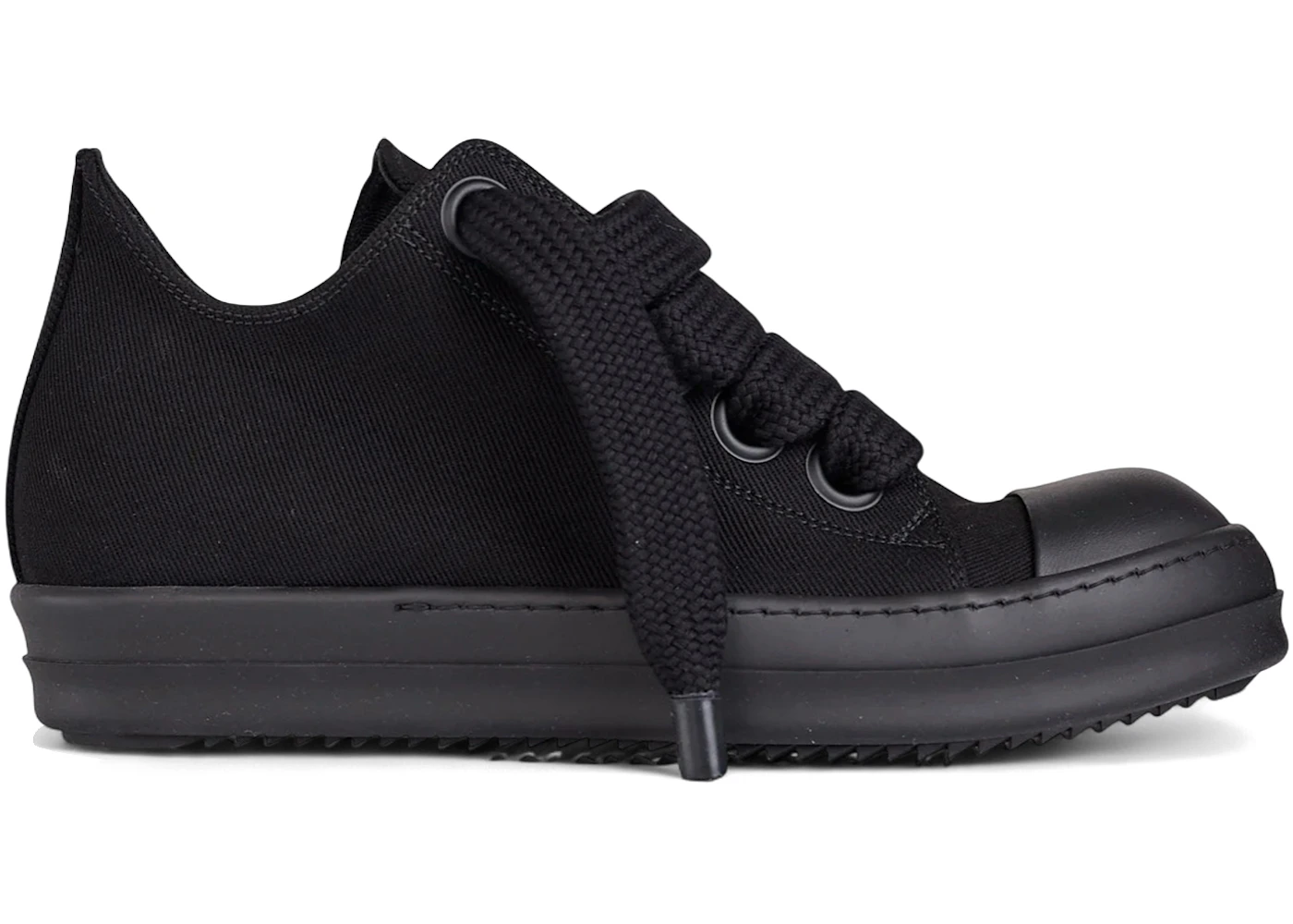 Rick Owens DRKSHDW Jumbolace Low Sneaks Black