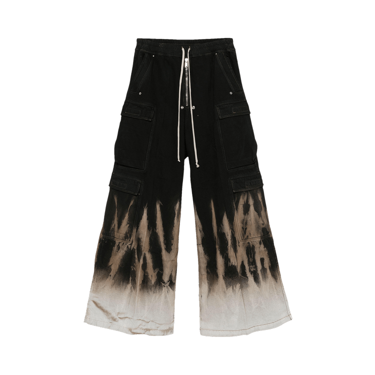 Rick Owens DRKSHDW Denim Double Cargo Pants 'Black/Terra'