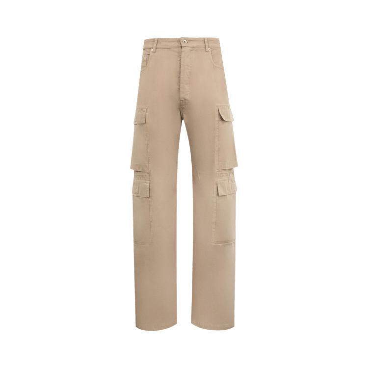 Rick Owens DRKSHDW Double Cargo Jeans 'Dirty Pearl'