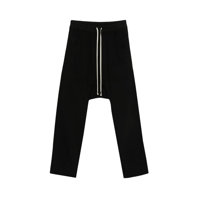 Rick Owens DRKSHDW Fleece Classic Cargo Drawstring Pants 'Black'