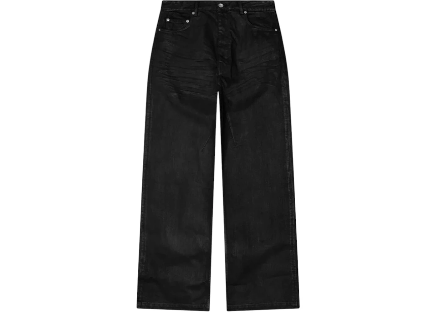 Rick Owens Drkshdw Geth Jeans Black Waxed