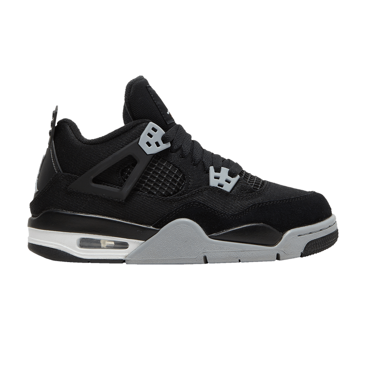 Air Jordan 4 Retro SE GS 'Black Canvas'