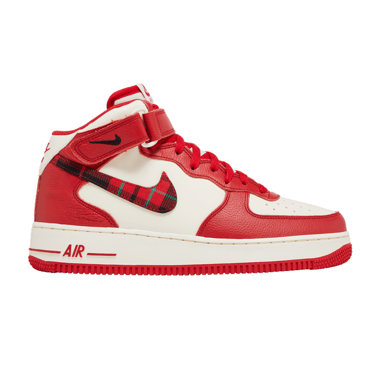 Nike Air Force 1 Mid '07 LX 'Red Plaid'