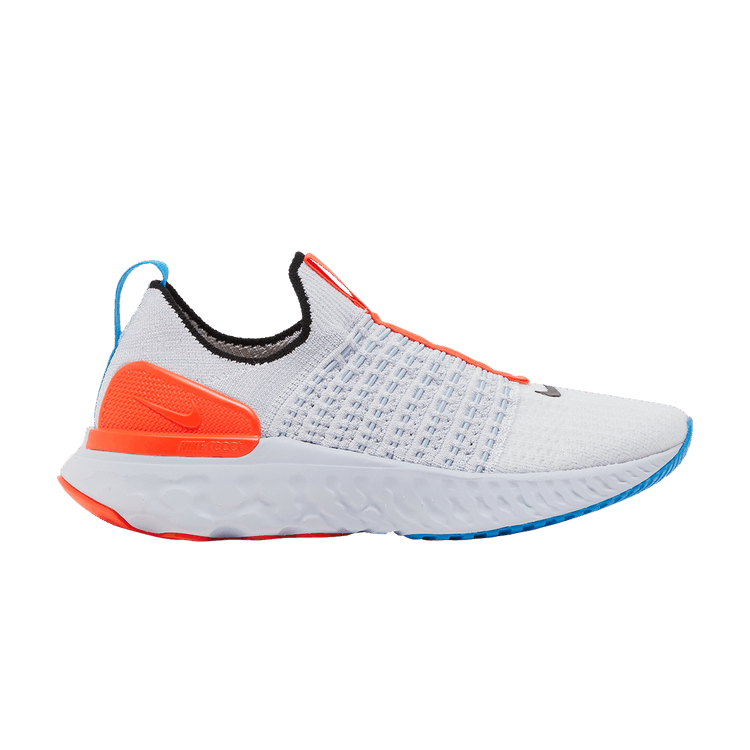 Nike Wmns React Phantom Run Flyknit 2 'Grey Bright Crimson'