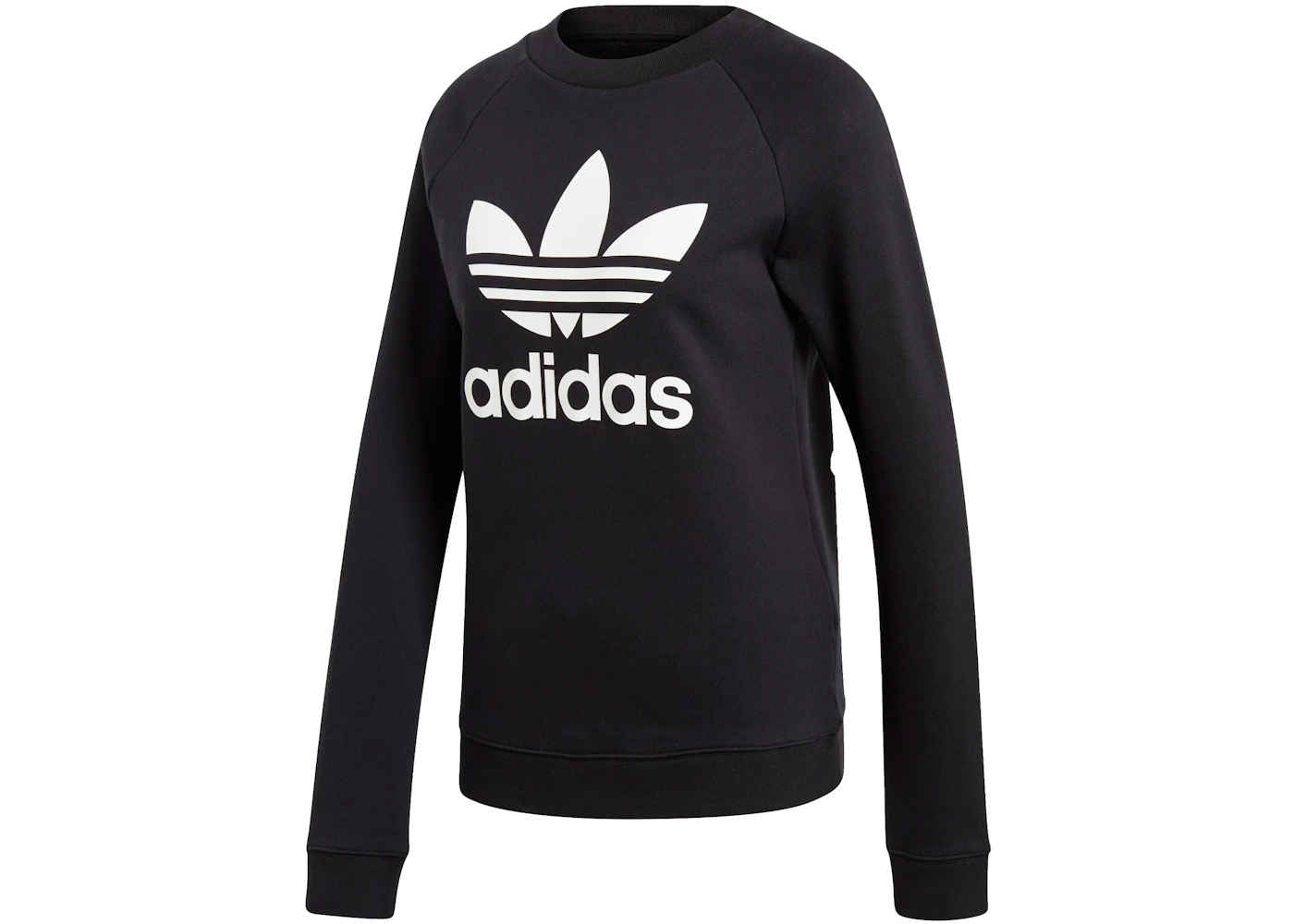 adidas Trifoil Crewneck Sweatshirt Black/White