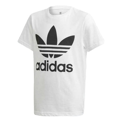 (GS) adidas Originals Trefoil T-Shirt 'White Black'