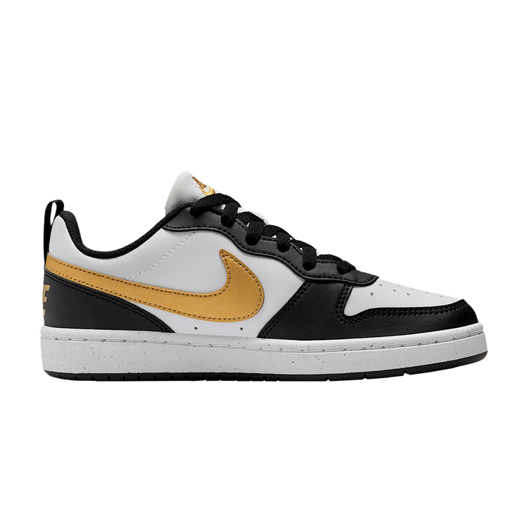 Nike Court Borough Low Recraft GS 'Black Metallic Gold'