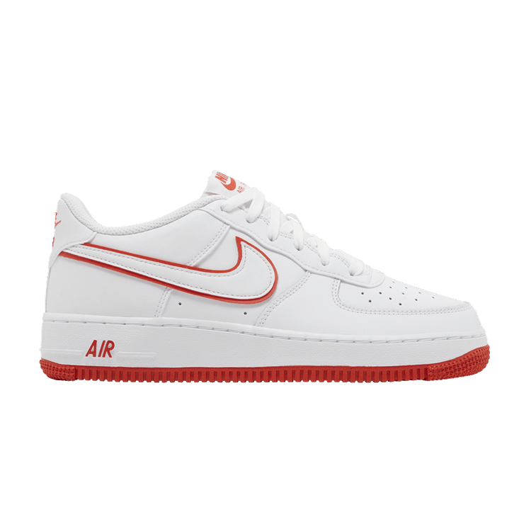 Nike Air Force 1 GS 'White Picante Red'