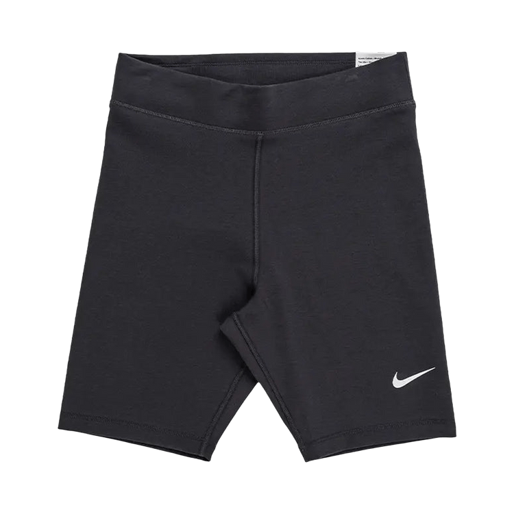 Nike NSW Classic High-Waisted 8" Biker Shorts 'Gridiron/White'