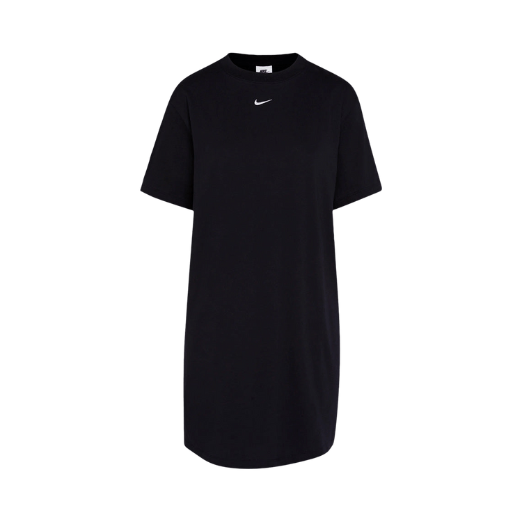Nike NSW Essential Short-Sleeve Tee Dress 'Black/White'