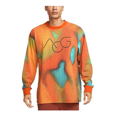 Nike x ACG Allover Print Long-Sleeve Tee 'Tour Yellow'