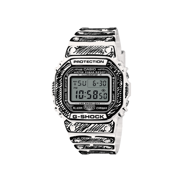 G-SHOCK by Casio 5600 Series 'White/Black'