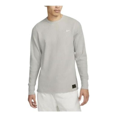 Nike Life Waffle Long Sleeve Top 'Grey'