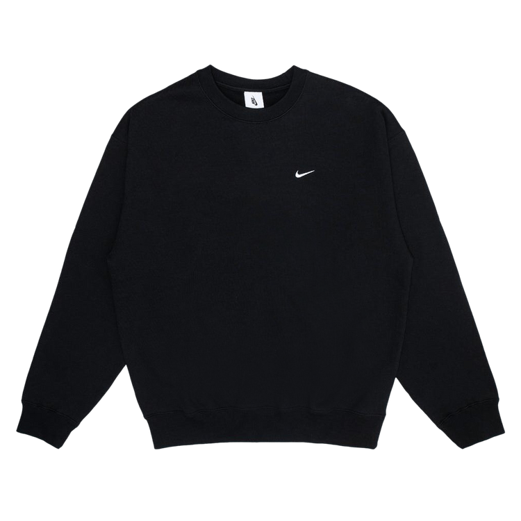 Nike Solo Swoosh Fleece Crewneck 'Black'