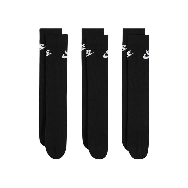 Nike NSW Everyday Essential Crew Socks (3 Pairs) 'Black/White'