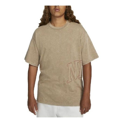 (WMNS) Nike Fadeaway Logo Tee 'Khaki'