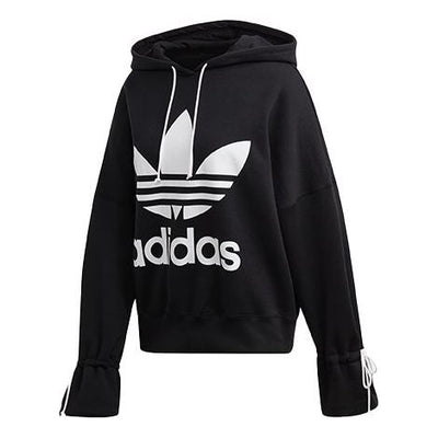 (WMNS) adidas originals Sports Fleece Lined Loose Black