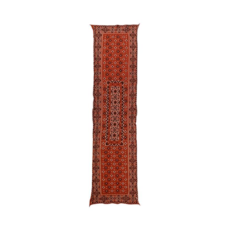 Kapital Fulling Wool Scarf Colorful Big Mama Bandana 'Orange'