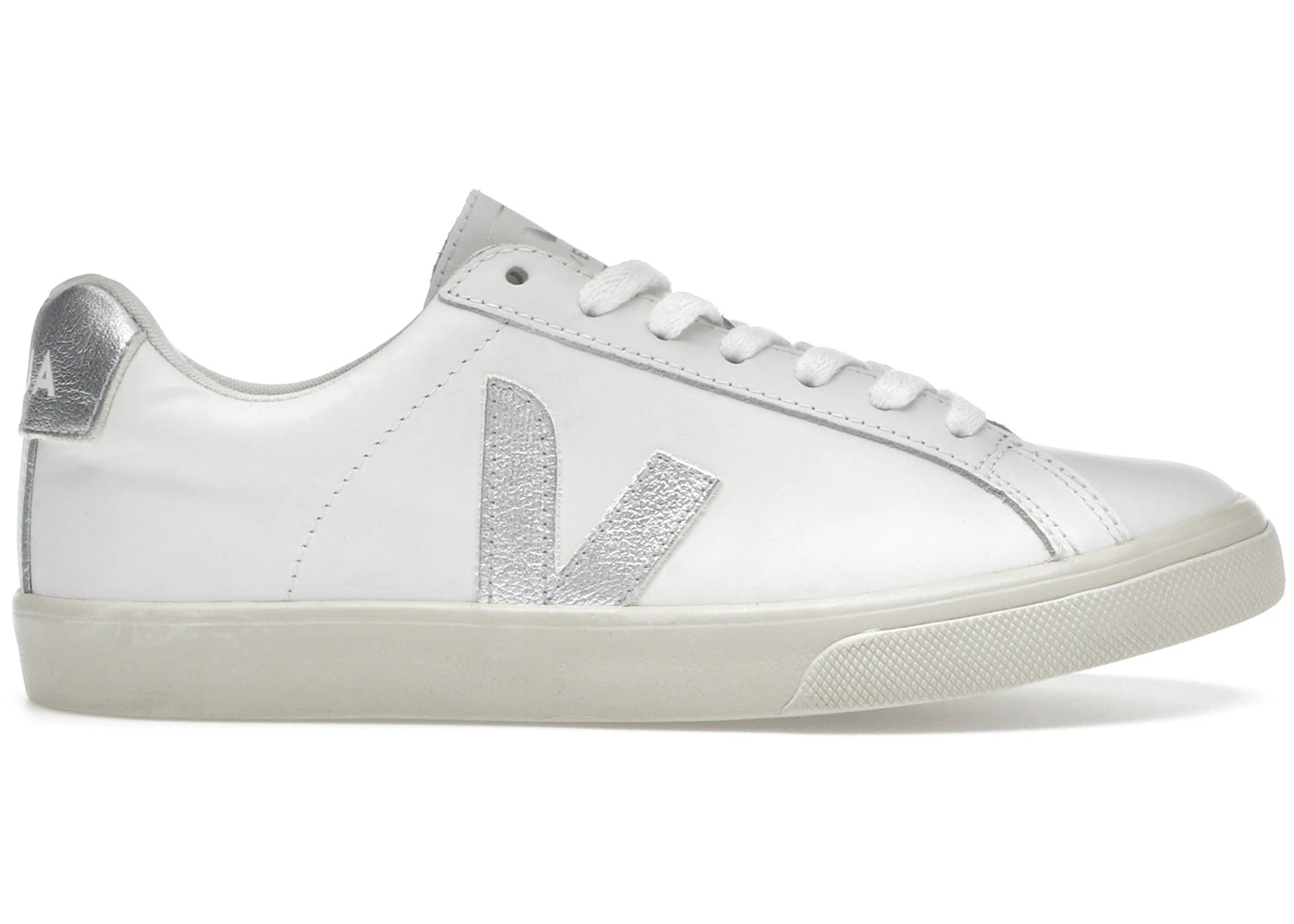 Veja Esplar Leather White Silver