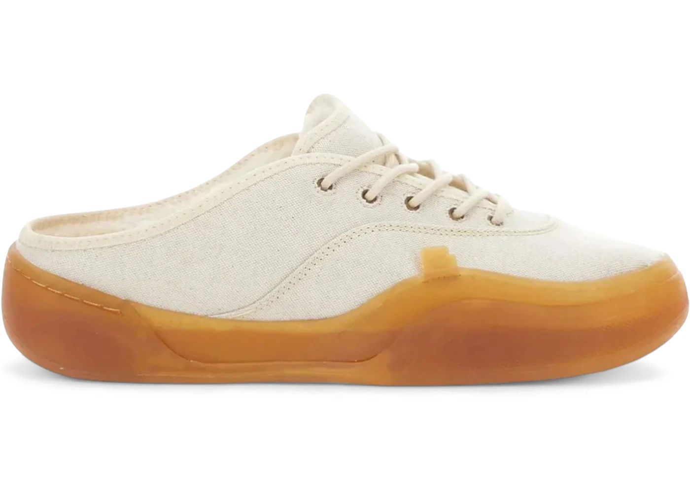 ERL Camino Low Skate Mule Dirty White